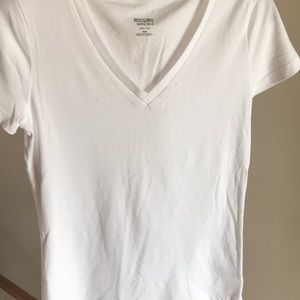 Plain white tee